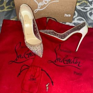 Christian Louboutin Follies Strass Heels Size 35